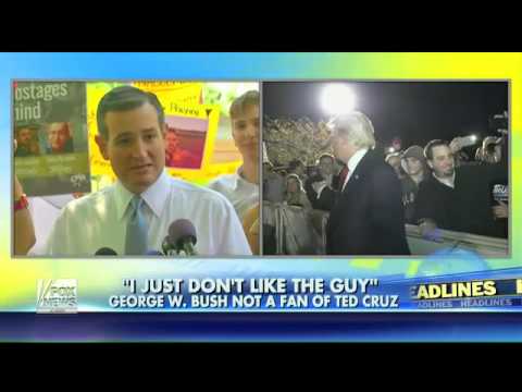 George W. Bush on Ted Cruz: I just don't like the guy