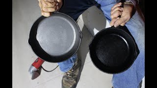 How to SEASON a CAST IRON Skillet in a Fireplace