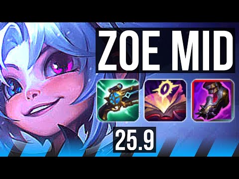 ZOE vs VIKTOR (MID) | 10/2/6 | NA Master | 25.9