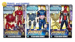 Avengers: Infinity War Captain America Iron Man Spider-man Kids Toys - Titan Hero Power FX