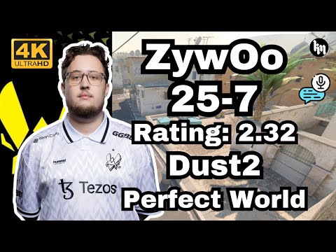 🤣ZywOo soloQ Perfect World ADR172 Rating2.32 | Nov 22, 2024 #cs2 #pov