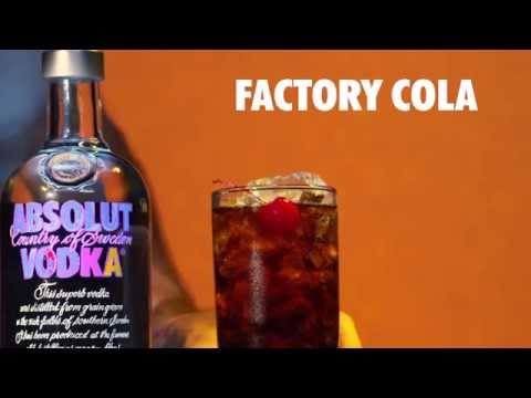 How to make an Absolut Factory Cola Cocktail | Color it Warhol