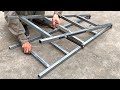 DIY - Great craftsman's ideas // How to make smart folding ladders // Smart folding metal utensils !