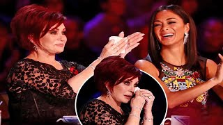 Sharon Osbourne cries over Lloyd Macey&#39;s George Michael performange