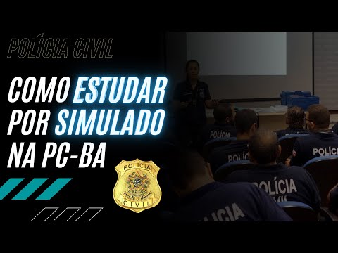 Como estudar por simulados para o concurso da PCBA?