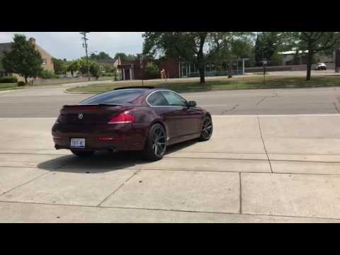 BMW e63  sounds bmw 650i sounds muffler delete