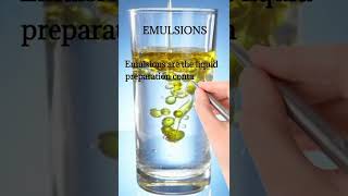 Definition of Emulsion  || Pharmaceutics || Medi Queries.