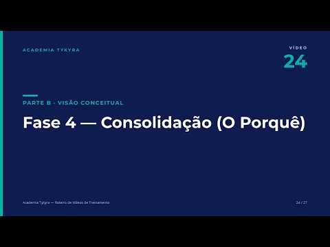 Fase 4 — Consolidação (o porquê)