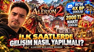 ALERION2 -  İLK SAATLERDE NELER YAPMALISIN DETAYLI REHBER MUTLAKA İZLEMELİSİN
