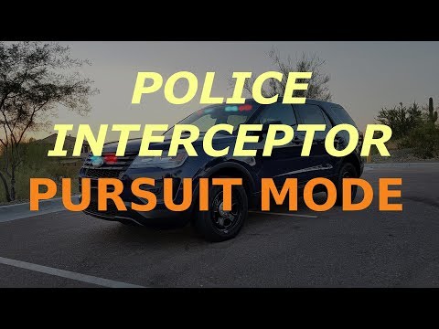 What is Pursuit Mode on the Ford Police Interceptor Utility
