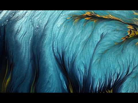 Simplicity ~ Beautiful Under the Sea Acrylic Pour Painting