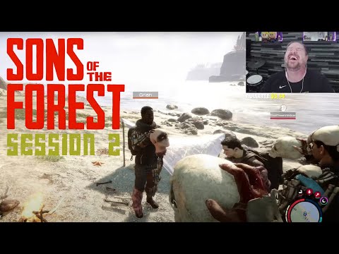 Sons of the Forest with Grian, Scar, and Skizz! (Session #2) [Mature]