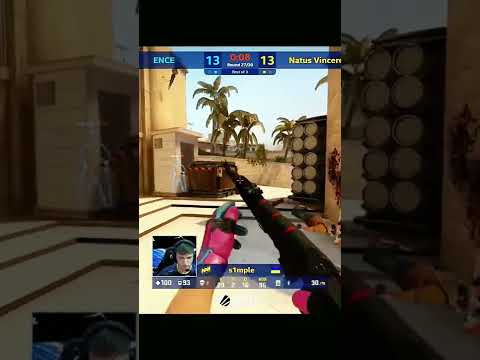 S1mple 1 vs 3😢 #shorts