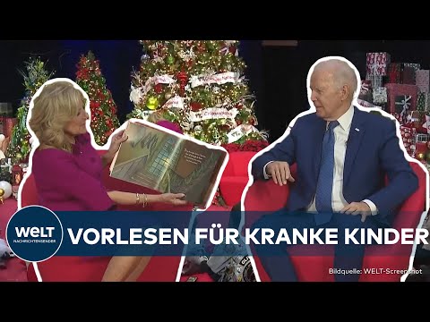 JILL & JOE BIDEN: US-Präsident und First Lady lesen kranken Kindern Weihnachtsgeschichten vor