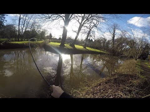 Stick Float Fishing The River Lark Trotting for Chub & Roach