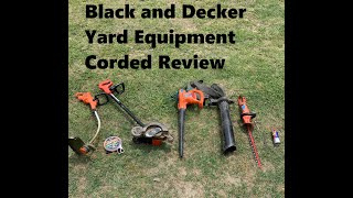 Black and Decker Corded Yard Equipment Review - Works for me