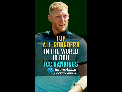 Who's the World's Top ODI All Rounder? ICC Rankings (June 2022) 💪 #shorts #cricket #rankings
