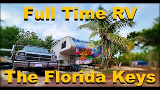 Boondocking THE FLORIDA KEYS: Truck Camper Living | RV Life Vlog | DestinatioNow S5 Ep 132
