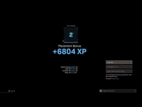 Crazy 2nd place WARZONE finish