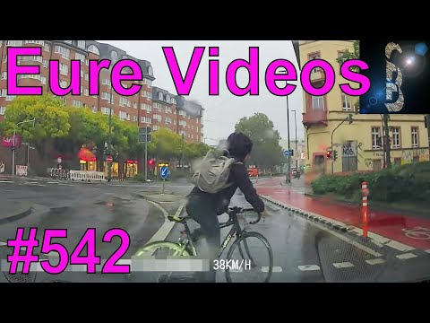 Eure Videos #542 - Dashcam - LKW wird bergab geblitzt - Radfahrer ohne Bremse - Mittelspurfahrer