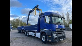 Xe tải san phẳng Mercedes-Benz ACTROS 2546 *EURO 6* 6X2 DRAWBAR OUTFIT BRICK GRAB – 2018 – AY18 để bán - Hình ảnh 4 | Autoline VN Xe tải san phẳng Mercedes-Benz ACTROS 2546 *EURO 6* 6X2 DRAWBAR OUTFIT BRICK GRAB – 2018 – AY18 | Hình ảnh 4 - Autoline