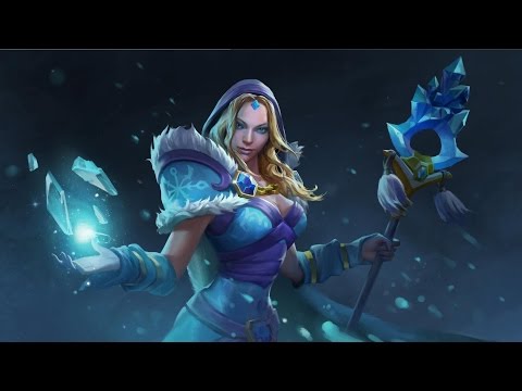Dota 2 - Crystal Maiden Gameplay
