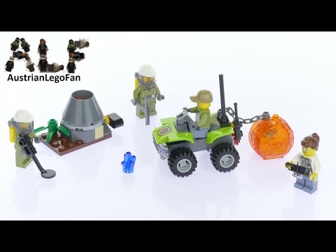 Vidéo LEGO City 60120 : Ensemble de démarrage du volcan