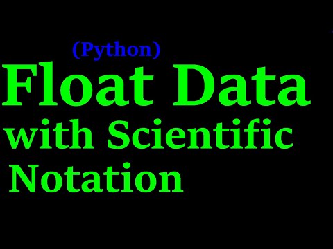 04 Float Data Type With Scientific Notation In Python