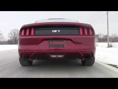 CORSA 2015+ Mustang GT Axle-Back Exhaust - SPORT