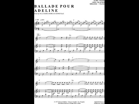 Noten bei notendownload - Ballade Pour Adeline (Richard Clayderman)