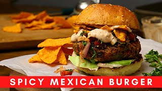 Spicy Mexican Burger | Tasty Burger Recipe
