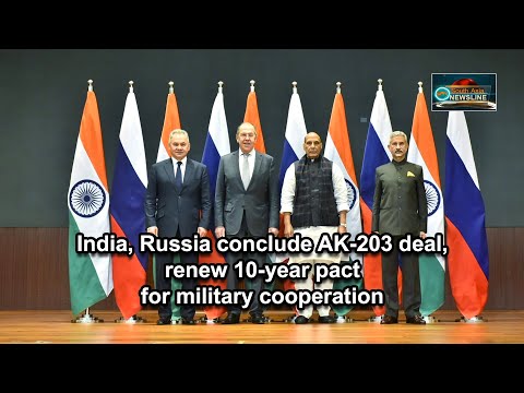 India, Russia conclude AK 203 deal, renew 10 year pact for military cooperation