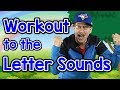 Workout To The Letter Sounds Version 2 Letter Sounds Song Phonics For Kids Jack Hartmann