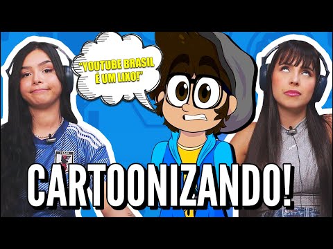 JOVENS REAGEM A CARTOONIZANDO, O CARA QUE ODEIA REACTS E AMA OS GRINGOS - DIGGO