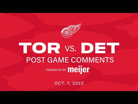 Veleno, Soderblom, Lalonde | 10/7 Post Game Comments