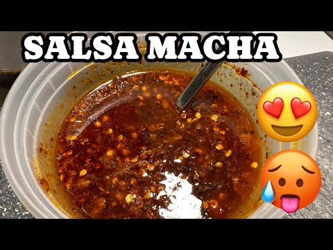 MI FAVORITA RECETA DE SALSA MACHA | how to make salsa macha