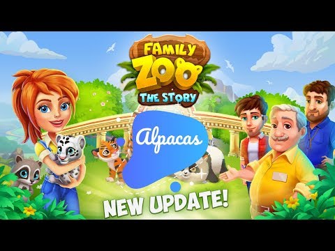 Family Zoo Story - Alpacas Enclosure Complete