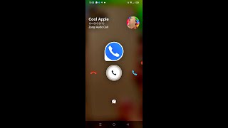 Cool Apple Zangi Messenger call / Realme C15 screen recording call