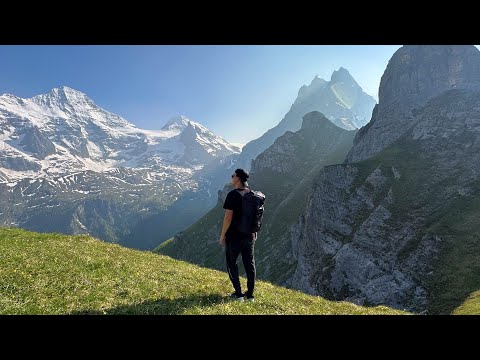 Hiking in Lauterbrunnen Valley, Switzerland