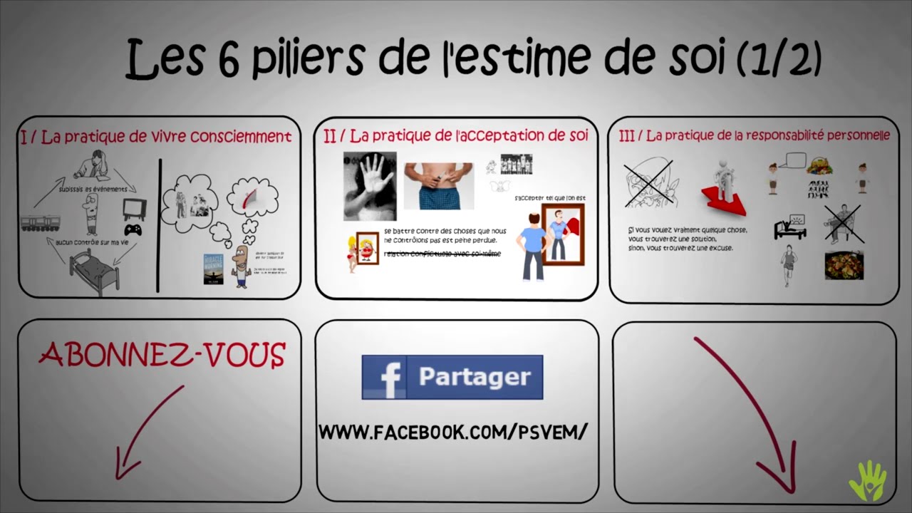 Les 6 piliers de l'estime de soi (1/2) | développement personnel