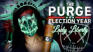 The Purge: Election Year Lady Liberty Makeup Tutor