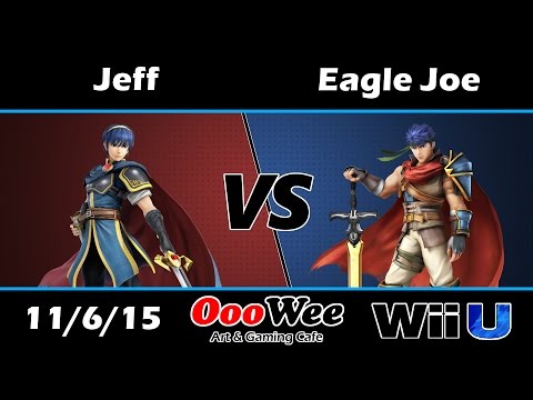 OooWee Smash #28 - Jeff (Marth) vs Eagle Joe (Ike)