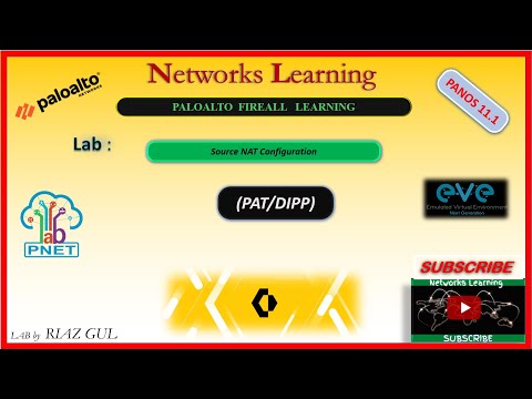 5- Configuring Source NAT In Palo Alto Firewall | Port Address Translation | PAT | DIPP