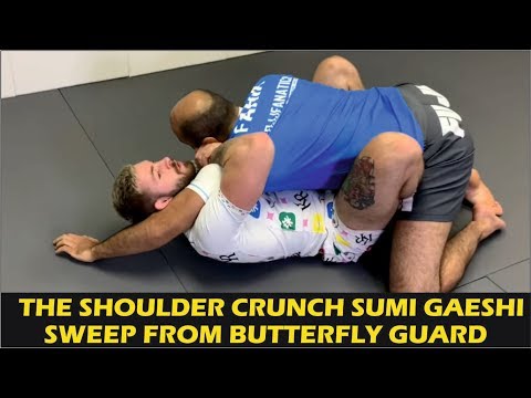 The Shoulder Crunch Sumi Gaeshi Sweep From Butterfly Guard by Gordon Ryan (ADCC 2019 Breakdown)