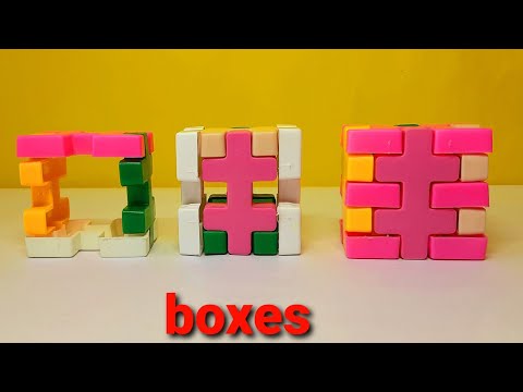 Box using kingdom blocks | Type of boxes | Kingdom blocks | creative blocks |
