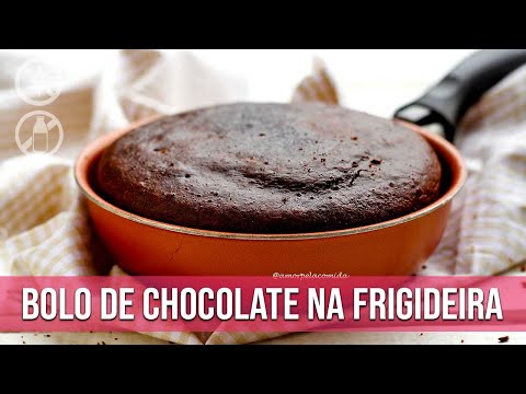 BOLO DE CHOCOLATE DE FRIGIDEIRA SEM GLÚTEN SEM LACTOSE