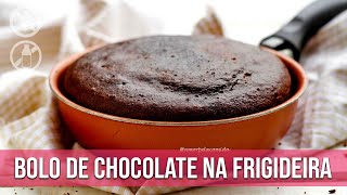 BOLO DE CHOCOLATE DE FRIGIDEIRA SEM GLÚTEN SEM LACTOSE
