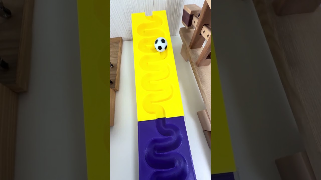 Marble Run Race ⭐ Soothing marbles roll along ③