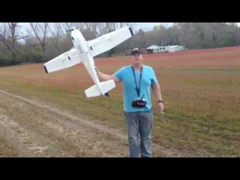Brent Maidens his Cessna with a mighty THWACK!