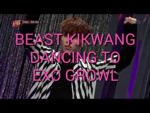 Beast Kikwang dances to EXO GROWL